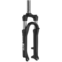 SR Suntour 20" XCT-JR-L DS Suspension Fork 9x100mm QR 63mm Straight Disc, Matte Black