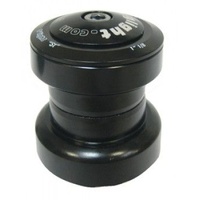 HEADSET, Ahead, O'LIGHT, STEEL, 1 1/8" 34.0mm, stck height 27mm, Cartridge bearings, BLACK, a Quality STRONGLIGHT product,  - 252775