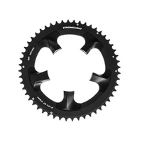 CHAINRING - ROAD "STRONGLIGHT", 52T, 7075 CNC Black CT2 - 110 BCD, 5 Hole for 10 Spd for Shimano Ultegra 6750