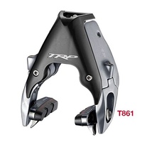 TRP ROAD DM FRONT BRAKE, Forged Aluminium Aerodynamic Roller Cam Direct mount Brake, Rim Width Adjustment, Spring Tension Adjustment.