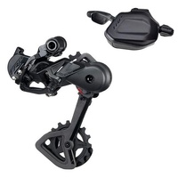 G-SPEC TR12 DERAILLEUR AND SHIFTER KIT, Black