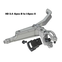Shifter adapter kits, Mod.HD3.4,  Right hand side, steel, fits HD-M830/HD-M805N - Black.