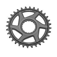 TRP Chainring CR-M9050, 32T Boost 3mm offset Chainring Cinch Interface, Duotone (Sandblasted Black / Space Grey)