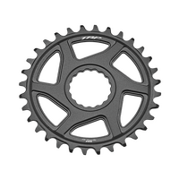 TRP Chainring CR-M8070, 34T Standard 6mm offset Chainring Cinch Interface, Sandblasted Black (for 49mm chainline and DH) 11speed chain compatible