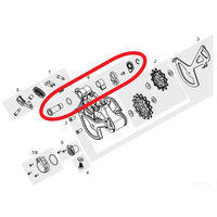 TRP B-plate & mounting bolt replcement kits, for RD-M9050/M9070