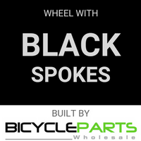 26" Rear Wheel — Velocity Cliff Hanger 36H, Novatec sealed, 8–11-speed cassette (Shimano/SRAM HG freehub), QR 130
