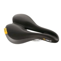 Velo Plush Pump OM Cut-out Touring Saddle 273 x 179 mm 411 g