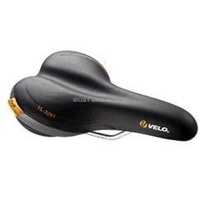 Velo Plush Pace M Double Density Saddle 272 x 175 mm for Inclined Riding 404 g