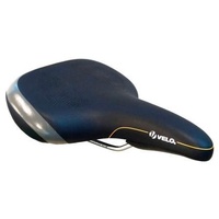 Velo E-bike Saddle with Handle and Protective Bumper Black