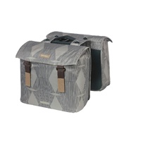 Basil Elegance Double Pannier MIK 40–49L – Chateau Taupe