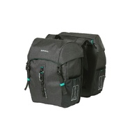 Basil Discovery 365D Double Pannier Bag 18L Black Melee