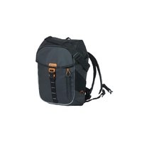 Basil Miles Tarpaulin Nordlicht Bike Backpack 17L – Black