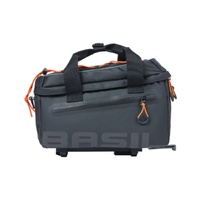 Basil Miles Tarpaulin Trunk Bag MIK 7L – Black/Orange