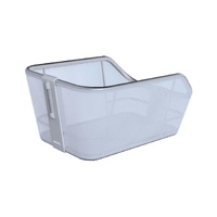 Basil Cento Tech Fiber WSL Rear Basket Ice Blue Silver