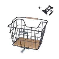 Basil Nordland MIK Bike Basket 23L Black/Natural