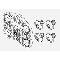 BOSCH COMPACTTUBE HORIZONTAL, NONPLUG SIDE, FIXED MOUNT SCREW-ON PLATE KIT (BBP324Y)