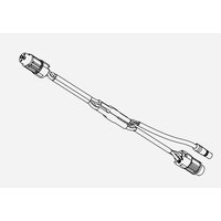 BOSCH BATTERY T-CABLE FOR COMPONENT CONNECTOR, 400 MM (BCH3912_400)