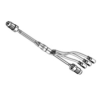 BOSCH BATTERY CABLE WITH MULTI-CONNECTOR, 450 MM (BCH3914_450)