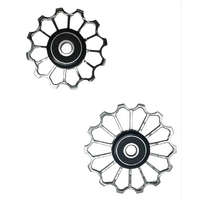 5DEV Titanium Road Pulley Wheels – Shimano Dura-Ace/Ultegra, Raw Ti