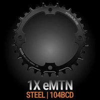 Praxis MTN E-Ring 104BCD Steel eMTB Narrow/Wide Chainring