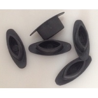 FirstBIKE Spoke Cover Plugs – Black (5-Pack)