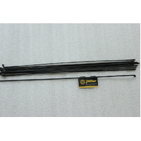 Pillar Wing 21 J-Bend Bladed Aero Spokes – Black