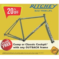 Ritchey Outback V4 Frameset – Green/White, X-Small