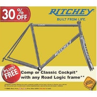 Ritchey Road Logic Steel Frameset – 51cm, Grey