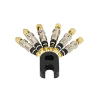 SILCA Replacement Presta Valve Cores Set of 6