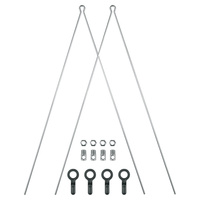 SKS Stay Set for BLUEMELS BASIC Rear - Silver