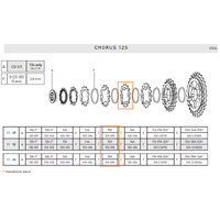 Campagnolo 12-Speed 15A Cassette Sprocket