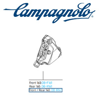 Campagnolo Flat Mount Hydraulic Disc Brake Caliper 140mm