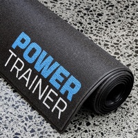 KOM Cycling Premium Power Trainer Mat 1990 × 900 mm