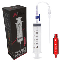 KOM Cycling Tubeless Sealant Injector with Alloy Valve Core Tool