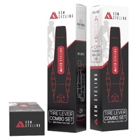 KOM Cycling Tyre Levers with Valve Core Tool