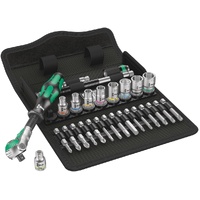Wera 8100 SA 6 Zyklop Speed Ratchet Set 1/4" Drive Metric 28 Pieces