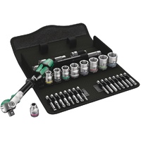 Wera 8100 SB 6 Zyklop Speed Ratchet Set 3/8" Drive Metric 29 Pieces