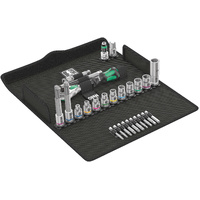 Wera Bicycle Set 7 Zyklop Speed Ratchet Set, 3/8" Drive, Metric, 27 Pieces