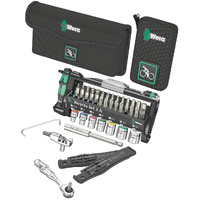Wera Bicycle Set 3A Bit Assortment with Ratchet, Chain Tools and Tyre Levers