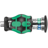 Wera Kraftform Kompakt Stubby Magazine 3 Bitholding Screwdriver, TORX and Hex
