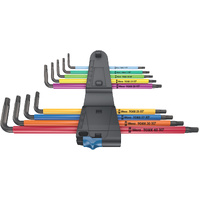 Wera 967/9 TX XL Multicolour HF 1 TORX L-Key Set with Holding Function