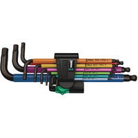 Wera 950/9 Hex-Plus Multicolour 1 L-Key Set, Metric, BlackLaser