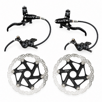 Hope Tech EVO GR4 4-Piston Hydraulic Disc Brake Set - Front + Rear + Centre Lock Floating Rotors