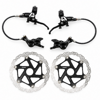 Hope Tech 4 V4 4-Piston Hydraulic Disc Brake Set - Front + Rear + Centre Lock Floating Rotors