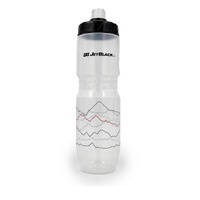 JetBlack Icon Bottle 900ml Clear Black Lid