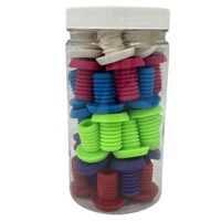 JetBlack Grip End Plugs, Push-In, Mixed (Jar of 30)