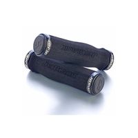 JetBlack Softy Foam Lock-On Grips, Black/Black Rings
