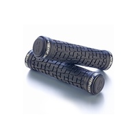 JetBlack Tack Lock-On Grips, Black/Black Rings