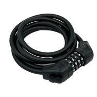 JetBlack Cable Combo Lock 10 x 1800mm 4-Digit Reset