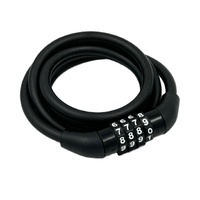 JetBlack Pocket Cable Combo Lock 8 x 1200mm 4-Digit Reset